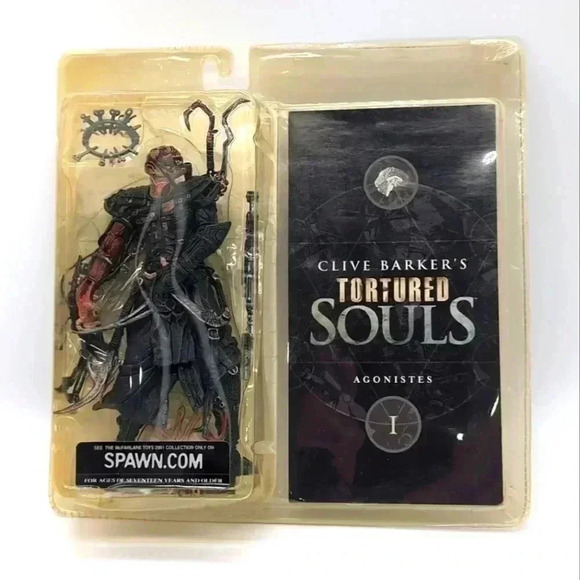 Signed Clive Barker Tortured Souls action figure 1 Agonestes Face of Genesis - Picture 1 of 8